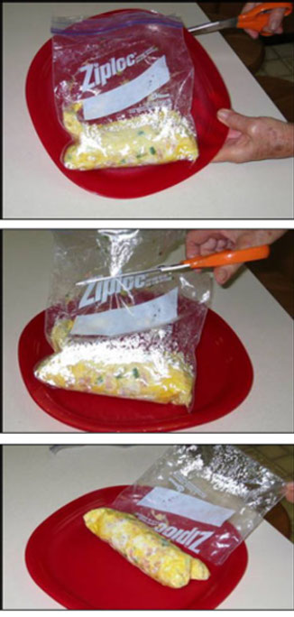 Ziploc Omelette