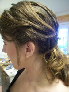 Bridesmaid hair