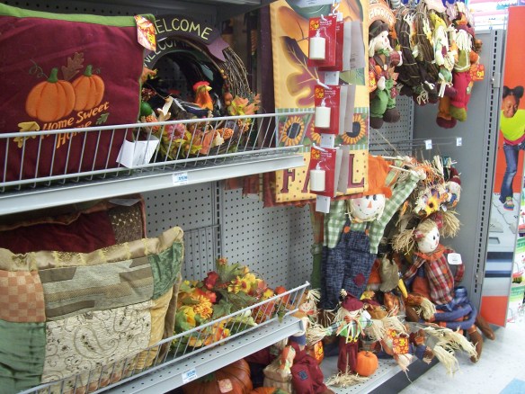 The first sign of fall isn't football practice or back-to-school shopping  -- it's the "seasonal" aisle at CVS changing from sunscreen and beach toys to pumpkins and scarecrows ... in the first week of August.