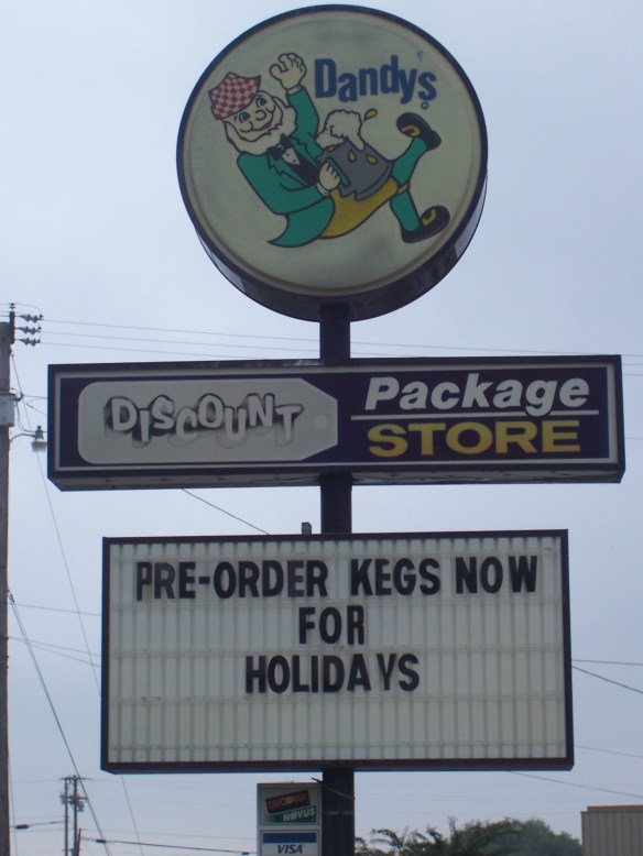 ... because nothing says "Christmas" like planning your keg party.