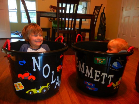 I've been giving the grandsons multi-purpose presents useful for all kinds of storage ... and